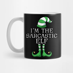 I'm The Sarcastic Elf Matching Family Pajamas Christmas Gift Mug